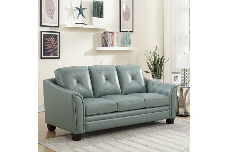lamontagne 86'' leather sofa